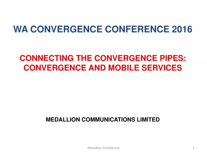 wa convergence conference 2016 connecting