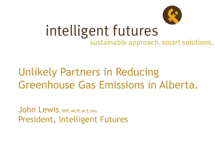 unlikely partners in reducing greenhouse gas emissions in alberta
