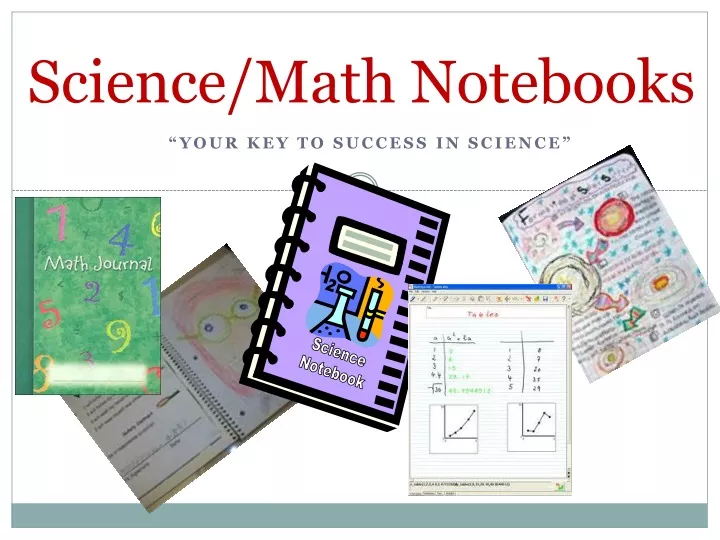 science math notebooks