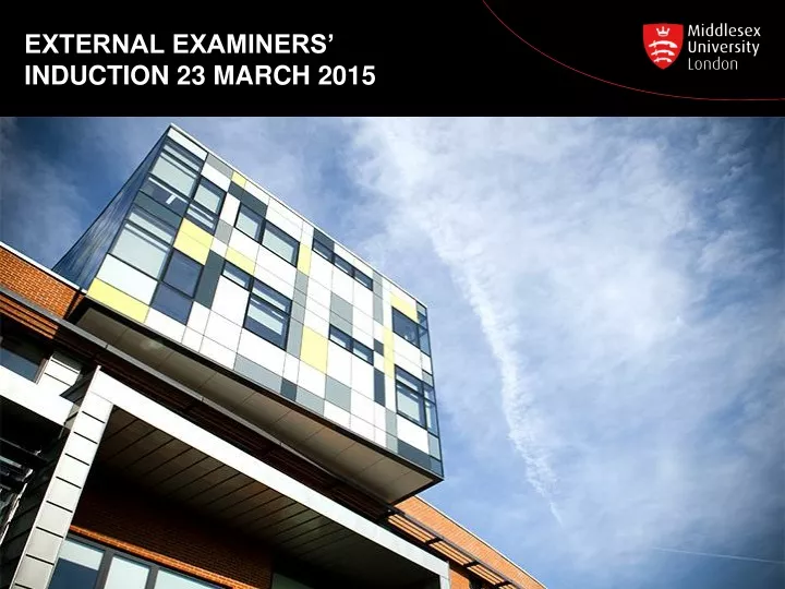 external examiners induction 23 march 2015