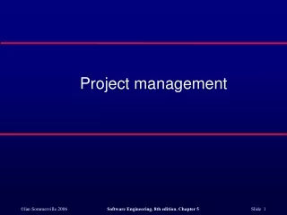 Project management