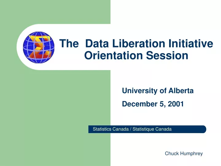 the data liberation initiative orientation session