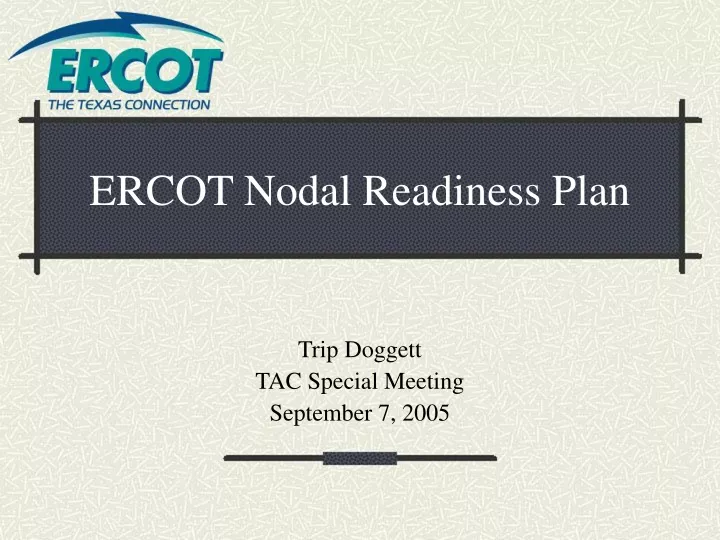 ercot nodal readiness plan