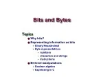 Bits and Bytes - slide 1