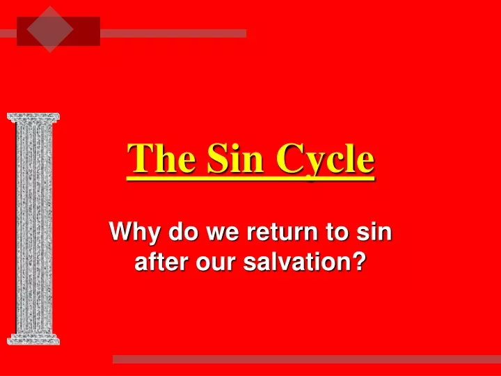 the sin cycle