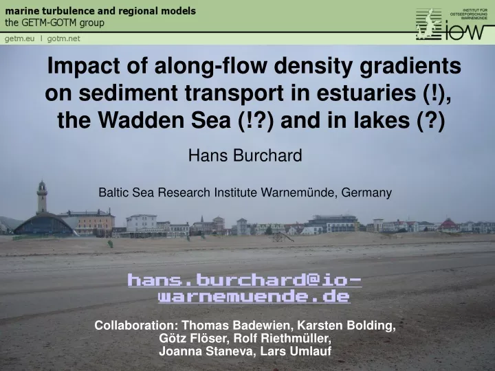 impact of along flow density gradients