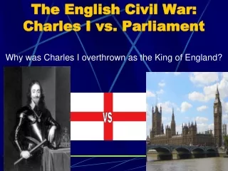 The English Civil War: Charles I vs. Parliament