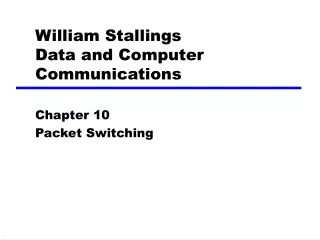 William Stallings Data and Computer Communications