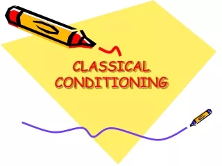 CLASSICAL CONDITIONING