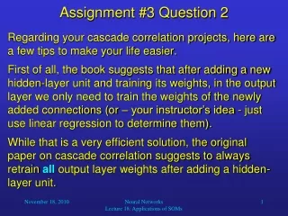 Assignment #3 Question 2