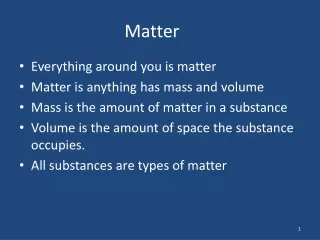 Matter