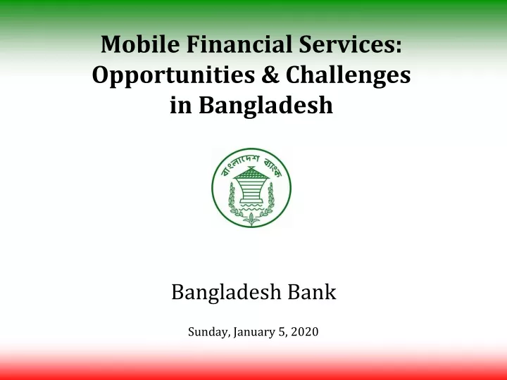 mobile financial services opportunities challenges in bangladesh