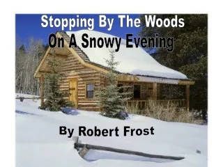 By Robert Frost