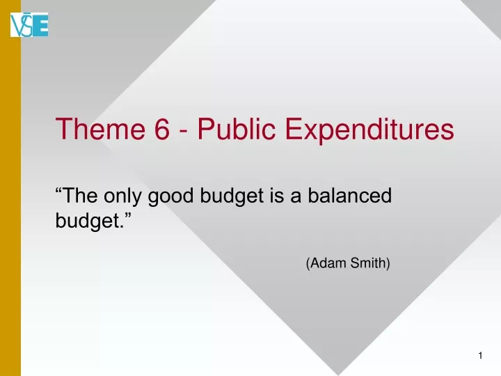 theme 6 public expenditures