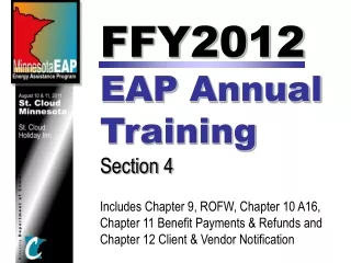 FFY2012  EAP  Annual  Training Section 4