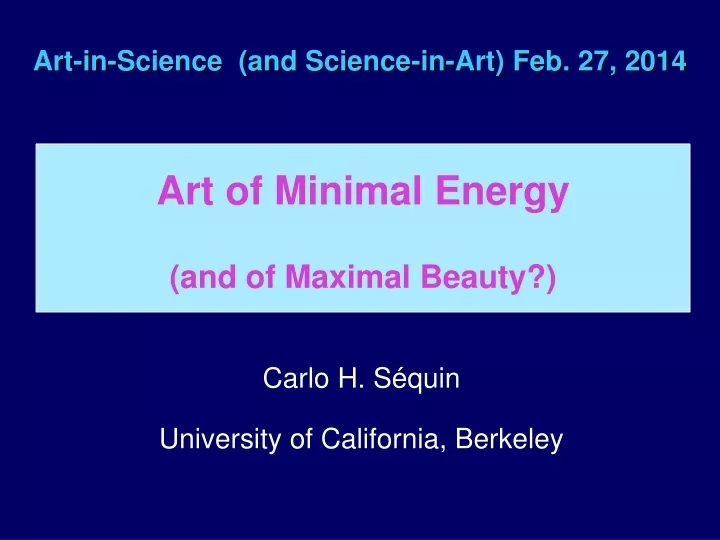 art in science and science in art feb 27 2014