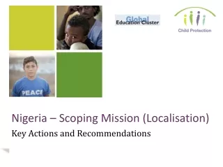 Nigeria – Scoping Mission (Localisation)