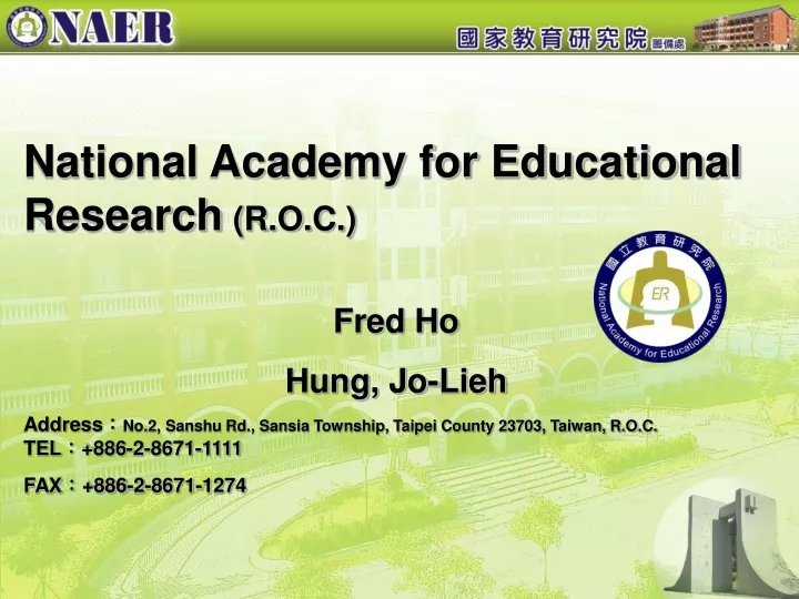 national academy for educational research