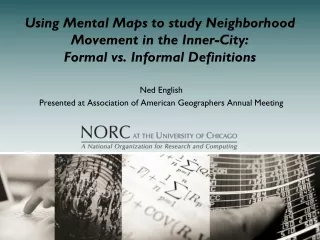 Ned English Presented at Association of American Geographers Annual Meeting