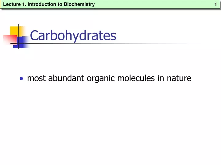 carbohydrates