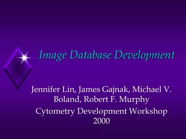 image database development