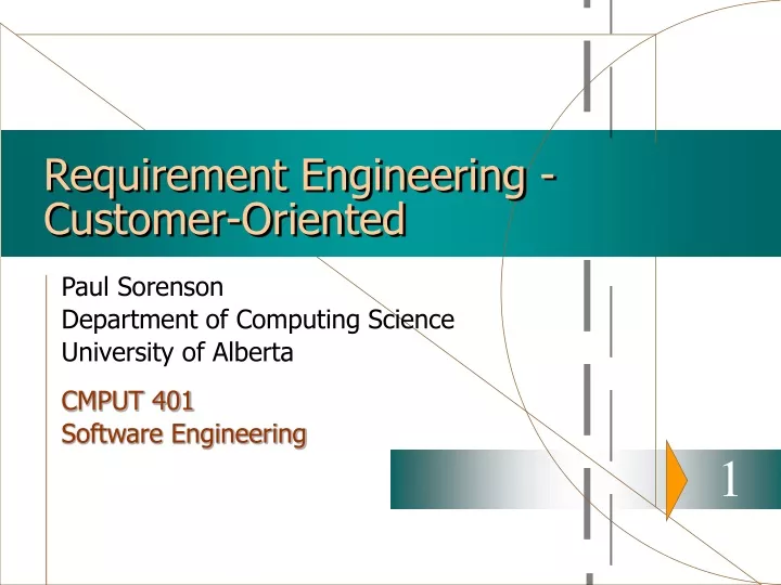 requirement engineering customer oriented