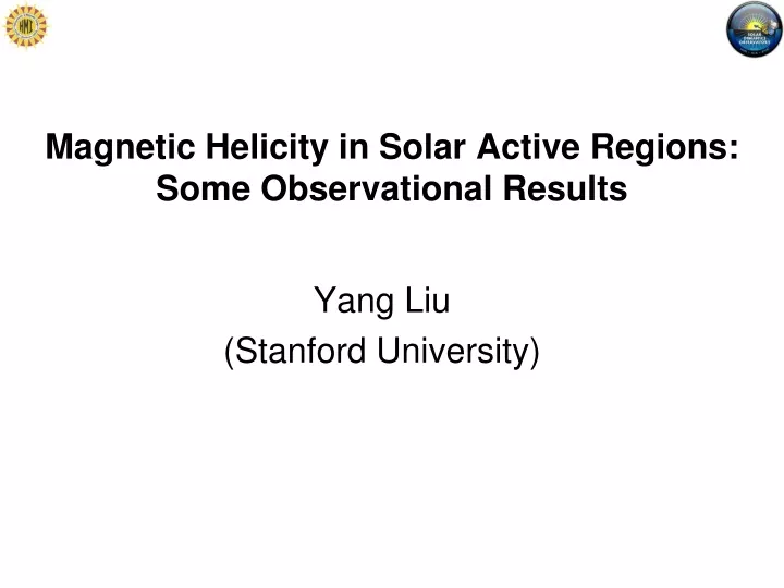 magnetic helicity in solar active regions some observational results