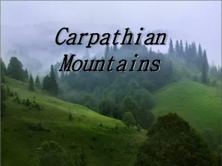 Carpathian  Mountains