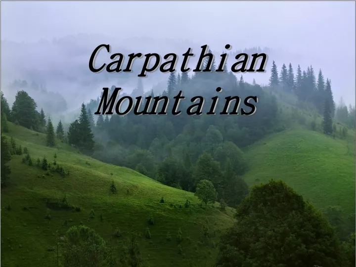 carpathian mountains