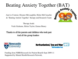 Beating Anxiety Together (BAT)