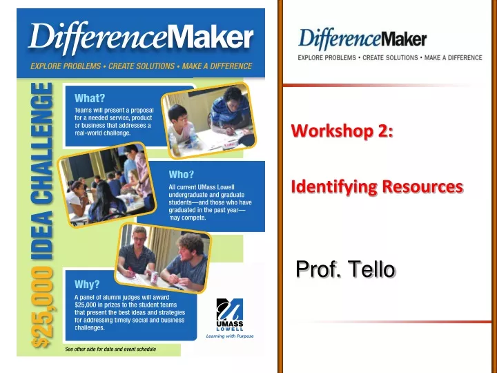 workshop 2 identifying resources