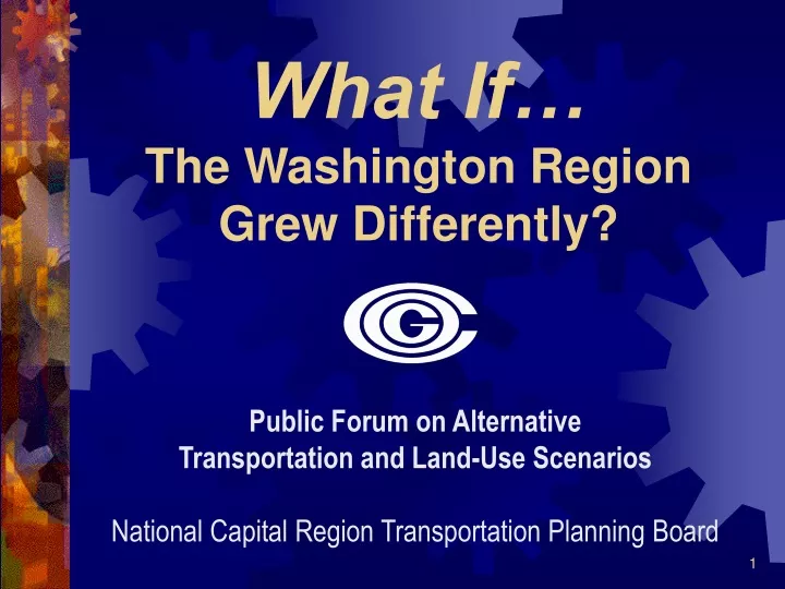 what if the washington region grew differently