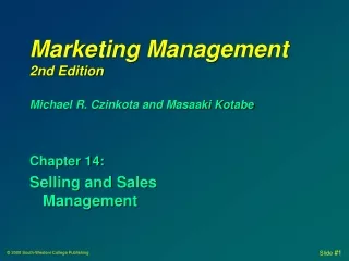 Marketing Management 2nd Edition