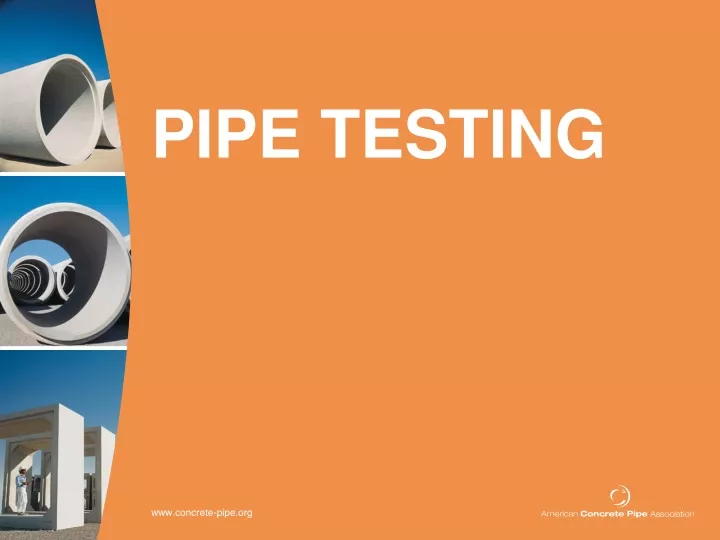 pipe testing