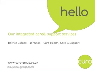 Our integrated care&amp; support services