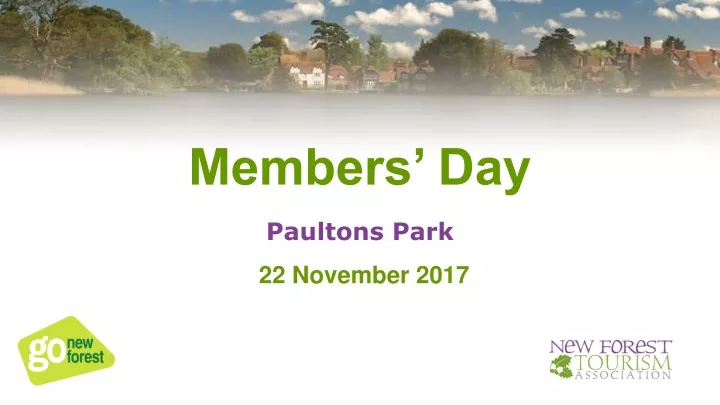 members day paultons park 22 november 2017