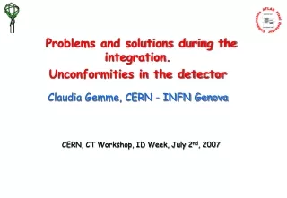 CERN, CT Workshop, ID Week, July 2 nd , 2007