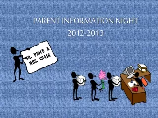 PARENT INFORMATION NIGHT 2012-2013