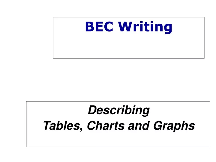 describing tables charts and graphs