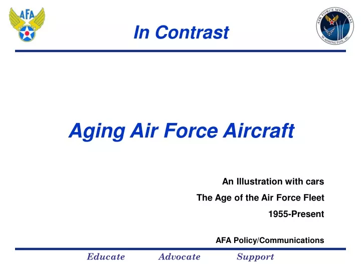 aging air force aircraft