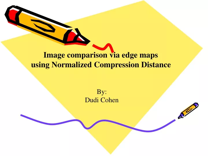 image comparison via edge maps using normalized