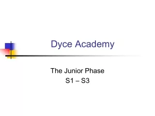 Dyce Academy