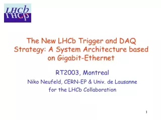 The New LHCb Trigger and DAQ Strategy: A System Architecture based on Gigabit-Ethernet