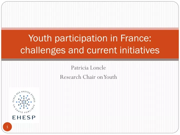 youth participation in france challenges and current initiatives