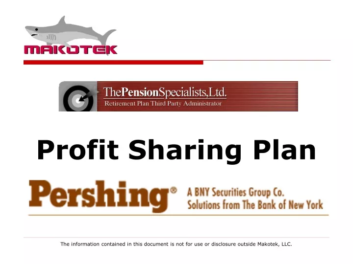 profit sharing plan