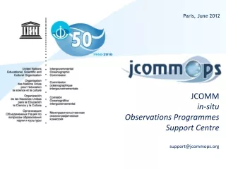 JCOMM in-situ  Observations Programmes Support Centre support@jcommops