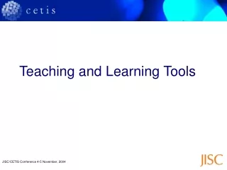 Teaching and Learning Tools