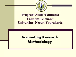 Program Studi Akuntansi  Fakultas Ekonomi  Universitas Negeri Yogyakarta
