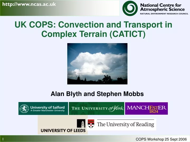 uk cops convection and transport in complex