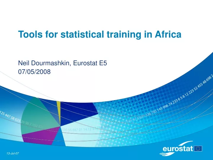 tools for statistical training in africa